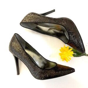 Guess Women's Black Glitter Pumps